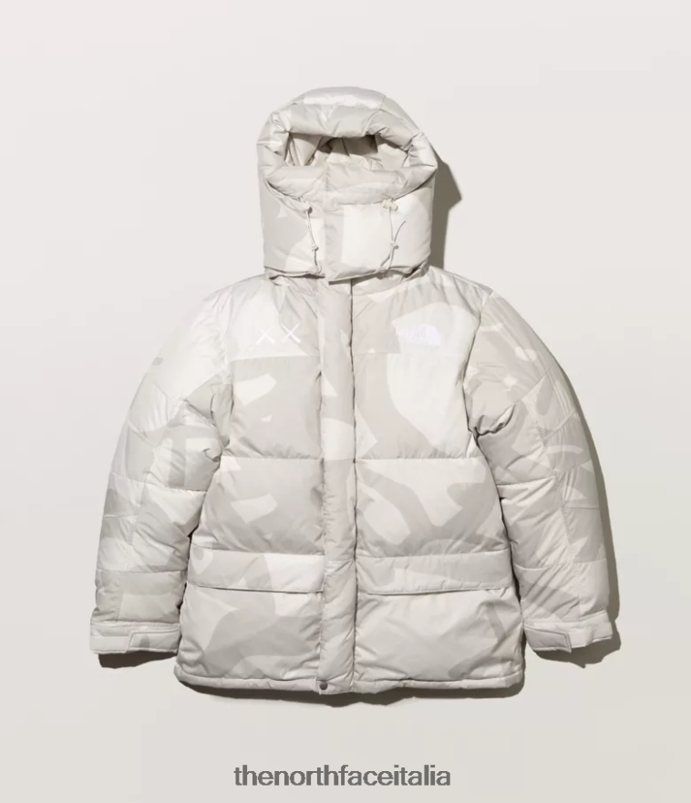 The North Face vestiario 460N8D143 kw stampa inno avorio al chiaro di luna uomini Parka himalayano tnf x kaws retrò del 1994