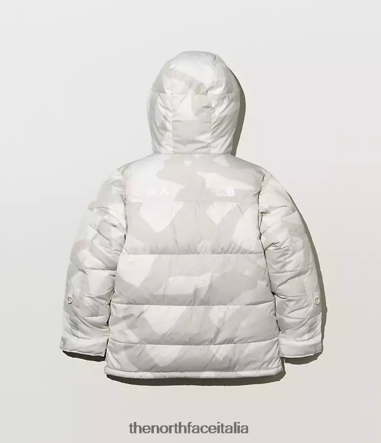 The North Face vestiario 460N8D143 kw stampa inno avorio al chiaro di luna uomini Parka himalayano tnf x kaws retrò del 1994