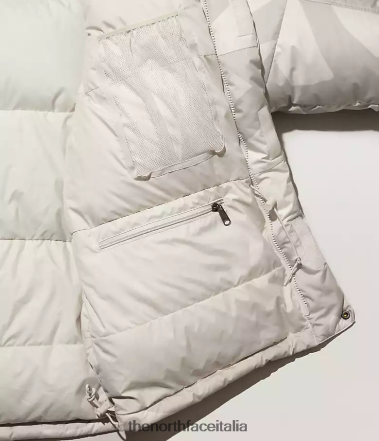 The North Face vestiario 460N8D143 kw stampa inno avorio al chiaro di luna uomini Parka himalayano tnf x kaws retrò del 1994