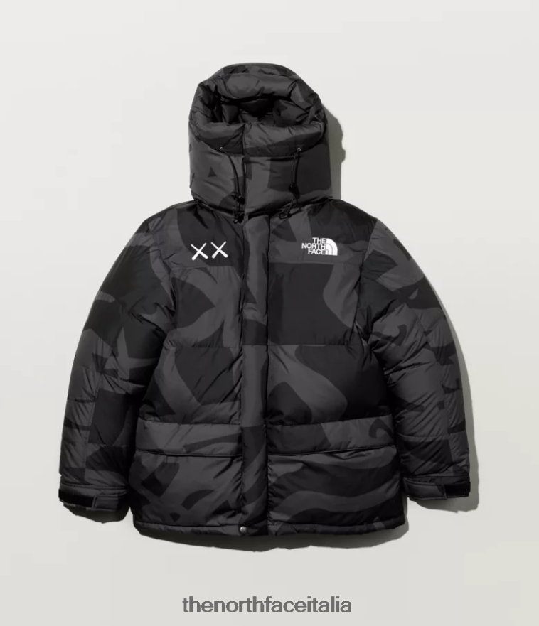 The North Face vestiario 460N8D144 kw tnf stampa inno nero uomini Parka himalayano tnf x kaws retrò del 1994