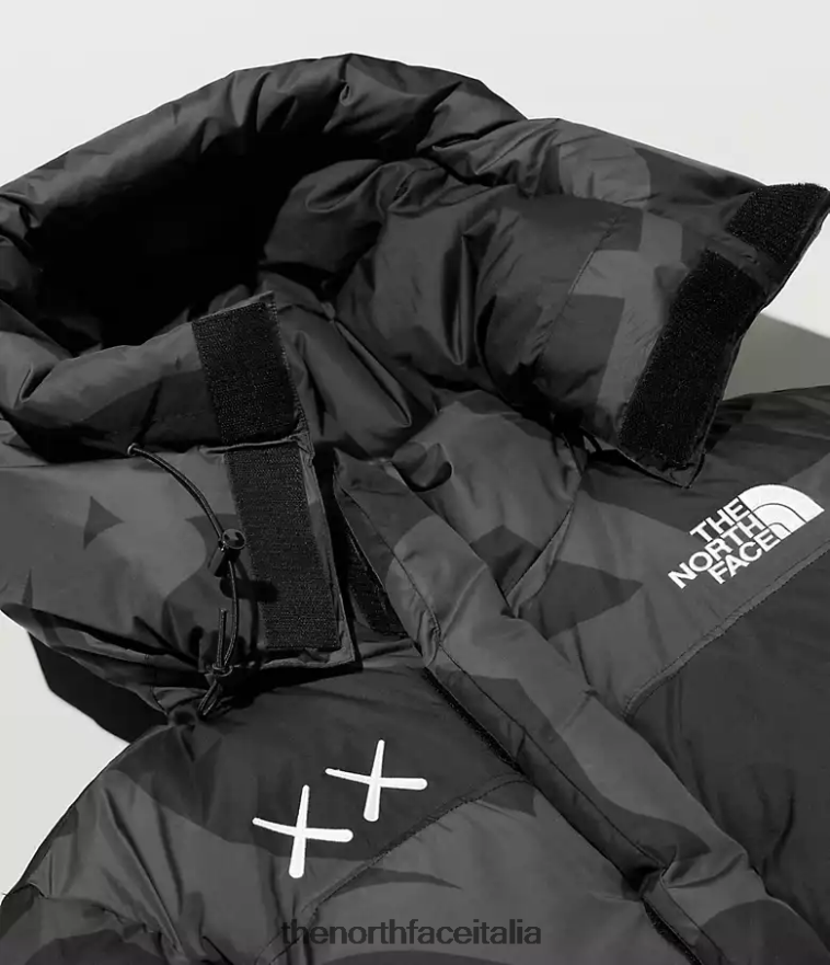 The North Face vestiario 460N8D144 kw tnf stampa inno nero uomini Parka himalayano tnf x kaws retrò del 1994