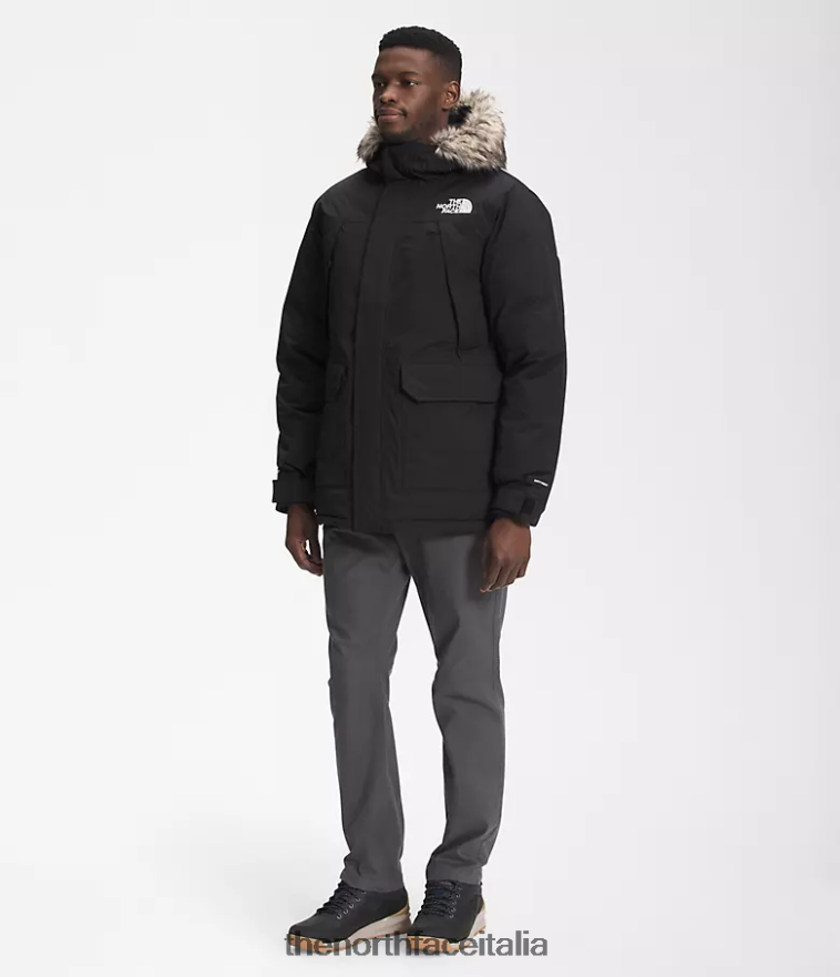 The North Face vestiario 460N8D1 grazie nero uomini Parka McMurdo