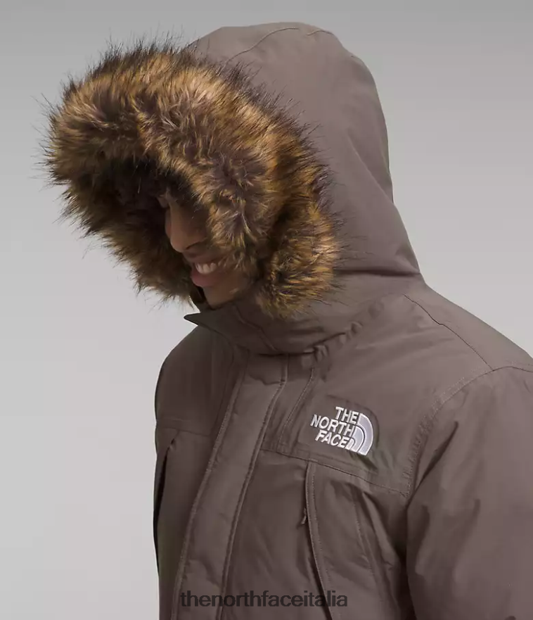 The North Face vestiario 460N8D2 marrone falco uomini Parka McMurdo