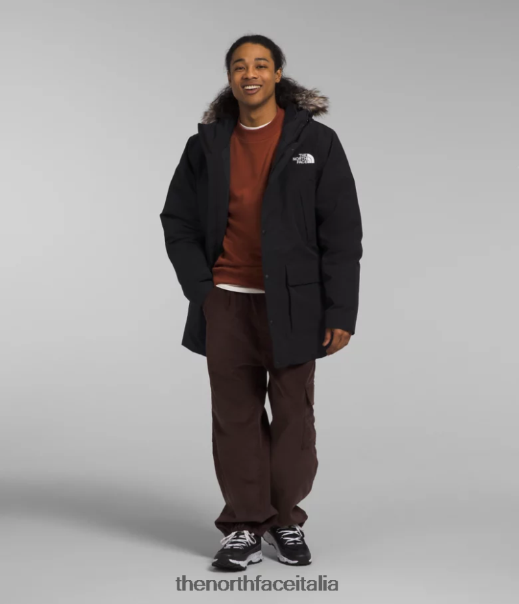 The North Face vestiario 460N8D94 grazie nero uomini parka artico premium