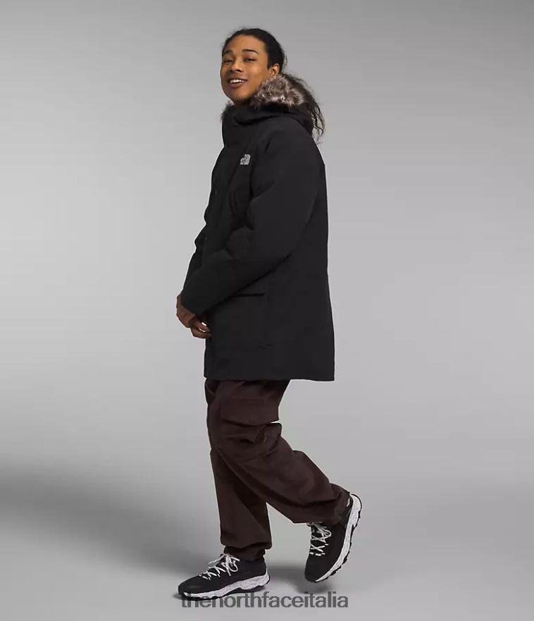 The North Face vestiario 460N8D94 grazie nero uomini parka artico premium