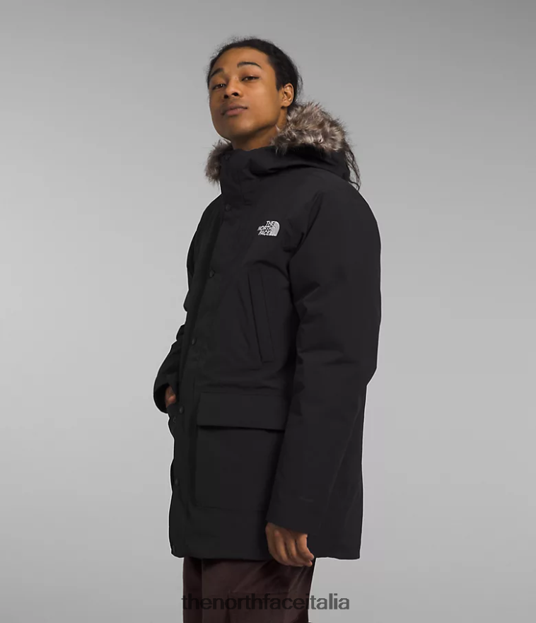 The North Face vestiario 460N8D94 grazie nero uomini parka artico premium