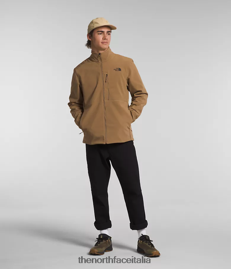 The North Face vestiario 460N8D1157 marrone pratico uomini Giacca Apex Bionic 3