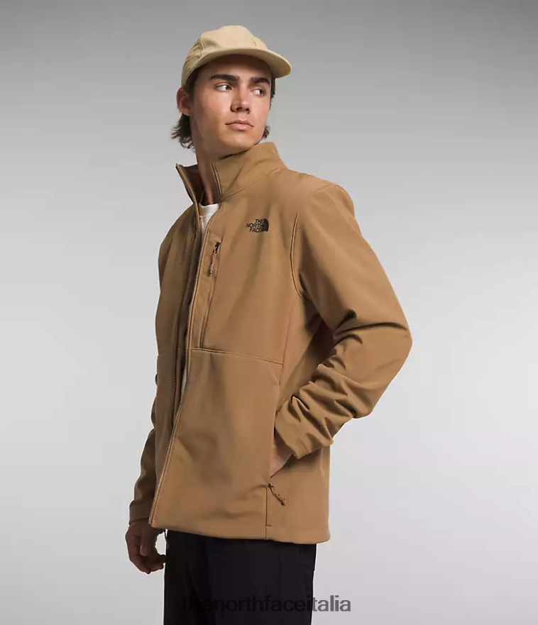 The North Face vestiario 460N8D1157 marrone pratico uomini Giacca Apex Bionic 3