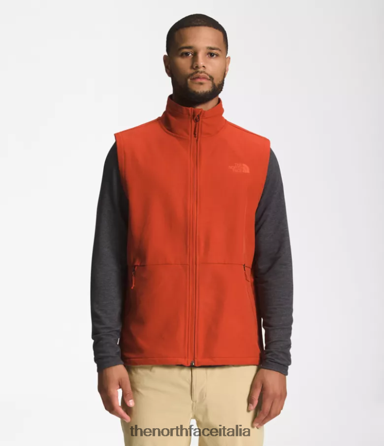 The North Face vestiario 460N8D646 erica scura bronzo arrugginito uomini Gilet softshell Camden