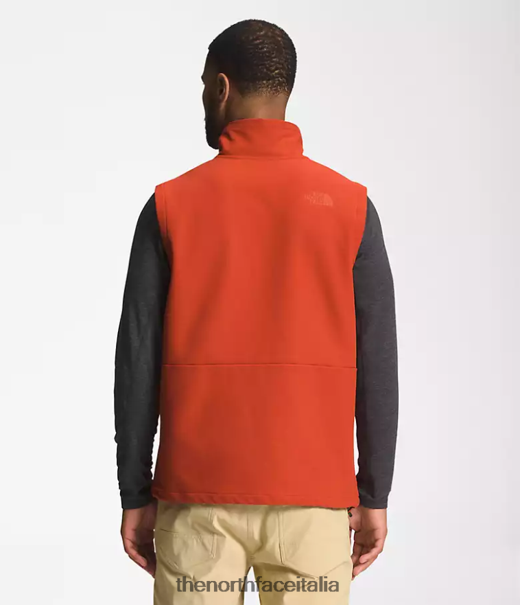 The North Face vestiario 460N8D646 erica scura bronzo arrugginito uomini Gilet softshell Camden