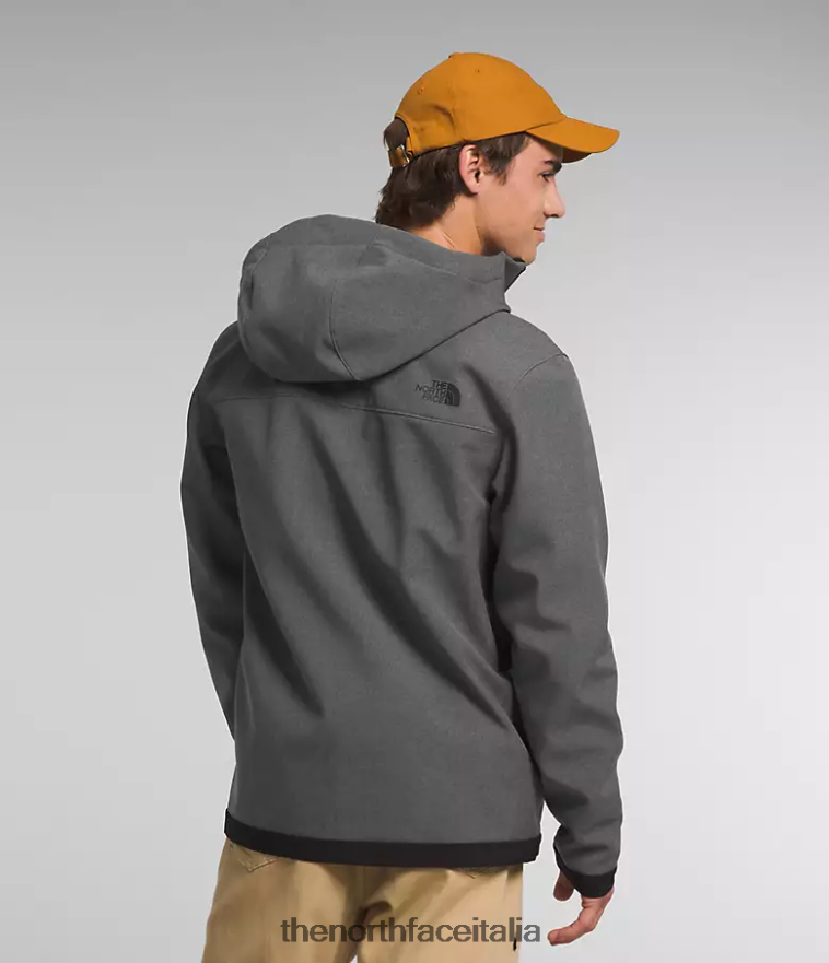 The North Face vestiario 460N8D995 tnf erica grigio scuro uomini Felpa con cappuccio Apex Bionic 3