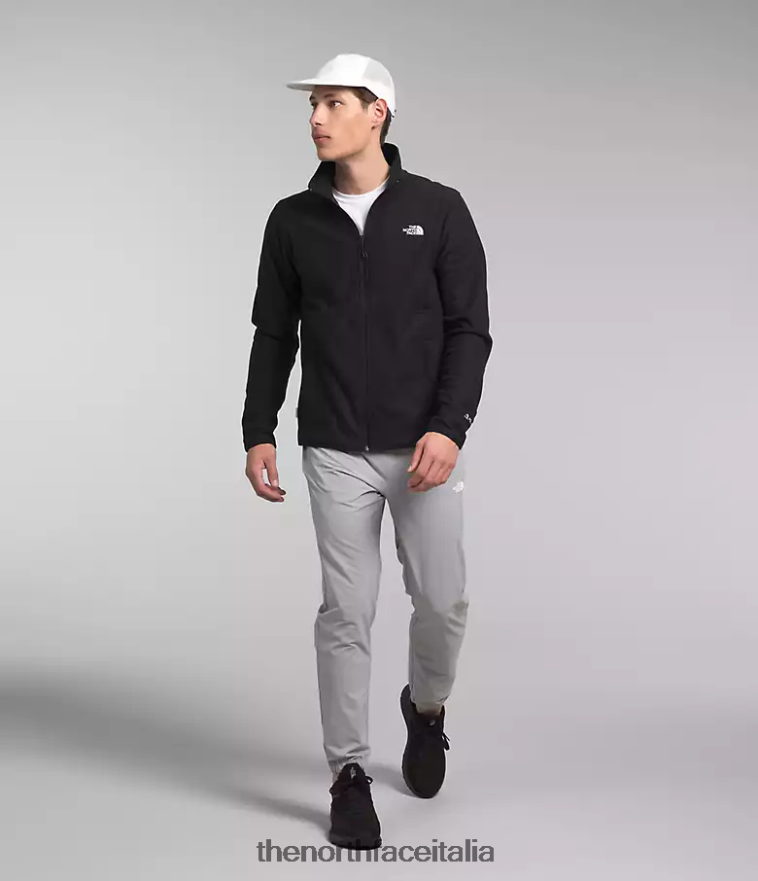 The North Face vestiario 460N8D15 grazie nero uomini giacca alpina polartec 100