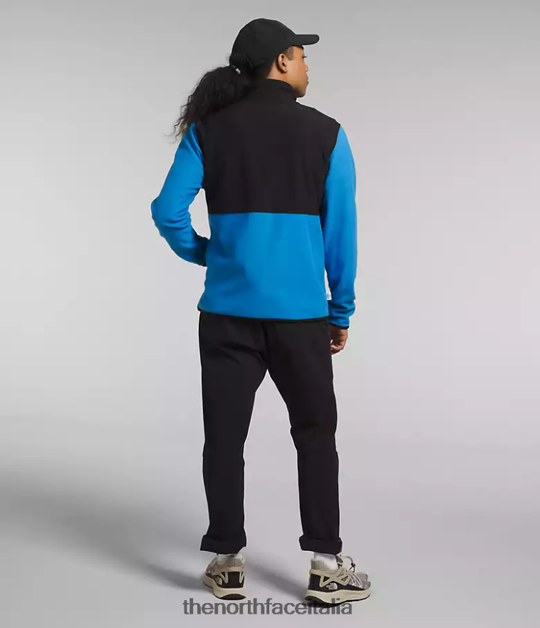 The North Face vestiario 460N8D17 blu ottico/tnf nero uomini giacca alpina polartec 100