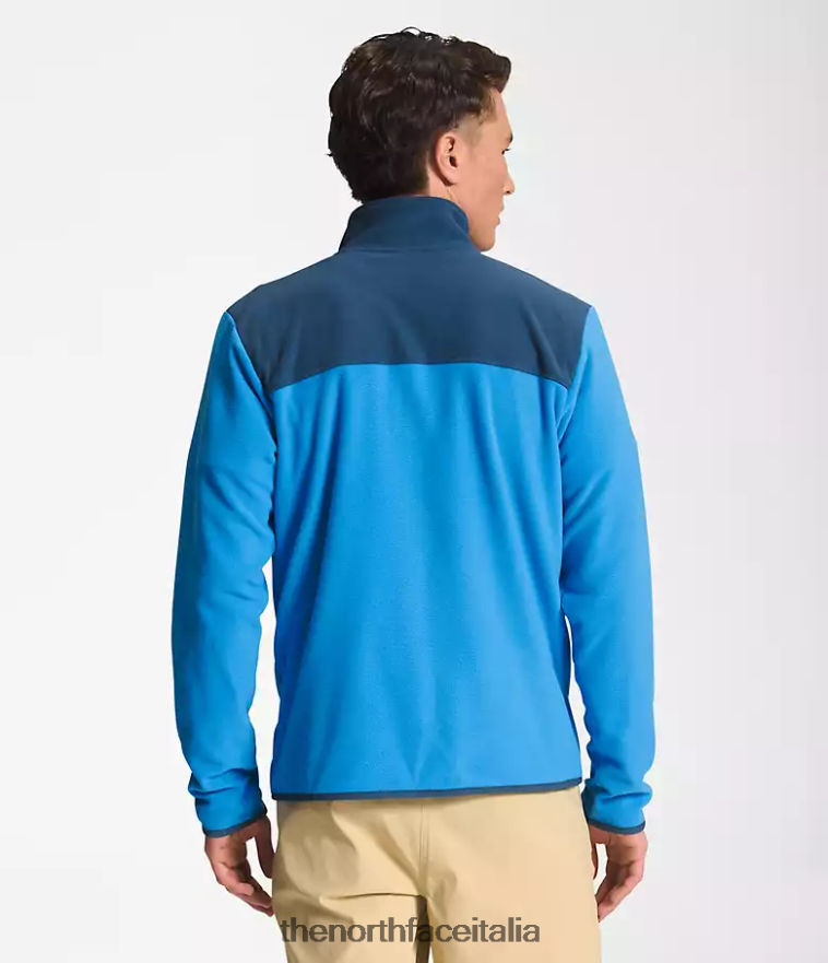 The North Face vestiario 460N8D413 blu ombreggiato/blu super sonico uomini Giacca TKA Glacier con cerniera intera