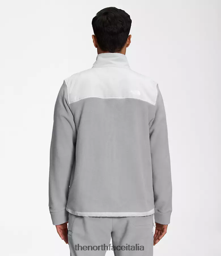 The North Face vestiario 460N8D540 grigio fusione/grigio stagno uomini Giacca Alpine Polartec 200 con cerniera intera
