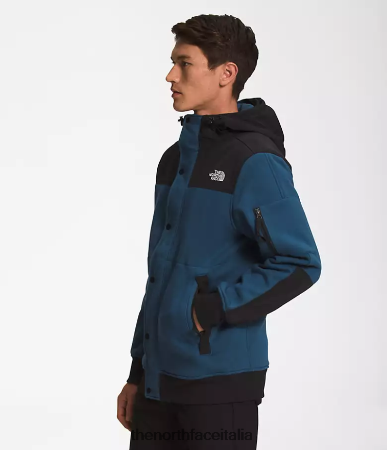 The North Face vestiario 460N8D545 blu ombroso uomini giacca in pile highrail