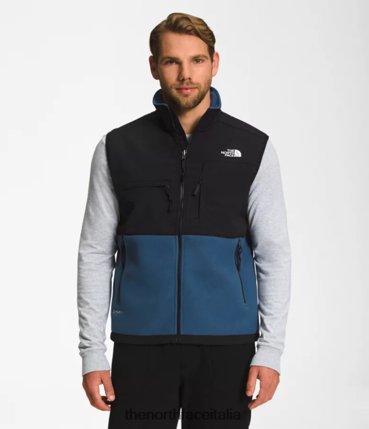 The North Face vestiario 460N8D597 blu ombroso uomini gilet denali