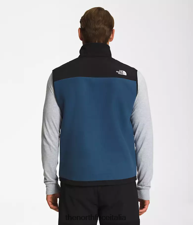 The North Face vestiario 460N8D597 blu ombroso uomini gilet denali