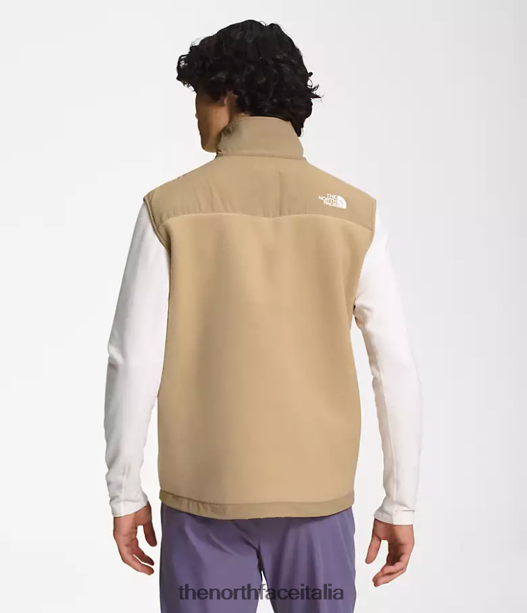 The North Face vestiario 460N8D599 pietra kaki uomini gilet denali