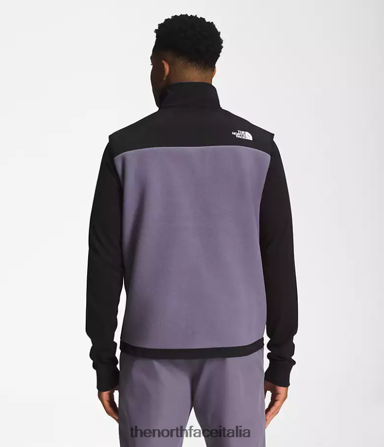 The North Face vestiario 460N8D600 ardesia lunare/tnf nero uomini gilet denali