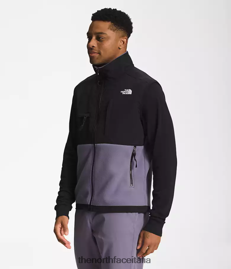 The North Face vestiario 460N8D600 ardesia lunare/tnf nero uomini gilet denali