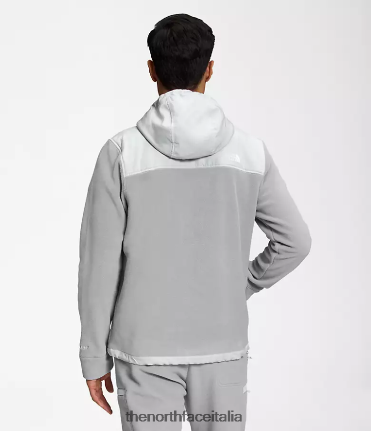 The North Face vestiario 460N8D831 grigio fusione/grigio stagno uomini Giacca Alpine Polartec 200 con cerniera intera