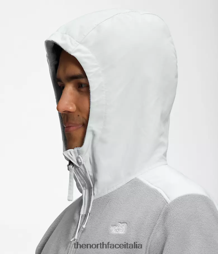 The North Face vestiario 460N8D831 grigio fusione/grigio stagno uomini Giacca Alpine Polartec 200 con cerniera intera
