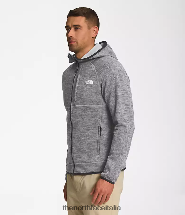 The North Face vestiario 460N8D922 tnf grigio erica medio uomini Felpa con cappuccio Canyonlands
