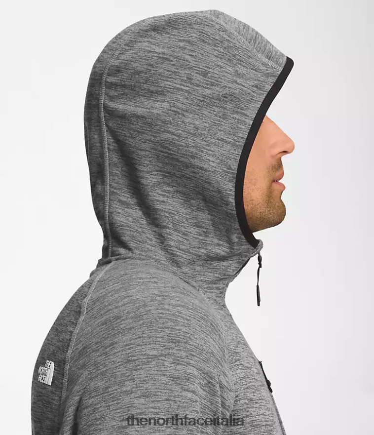 The North Face vestiario 460N8D922 tnf grigio erica medio uomini Felpa con cappuccio Canyonlands