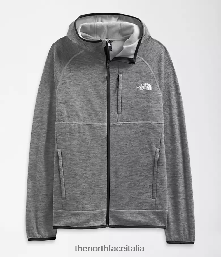 The North Face vestiario 460N8D922 tnf grigio erica medio uomini Felpa con cappuccio Canyonlands