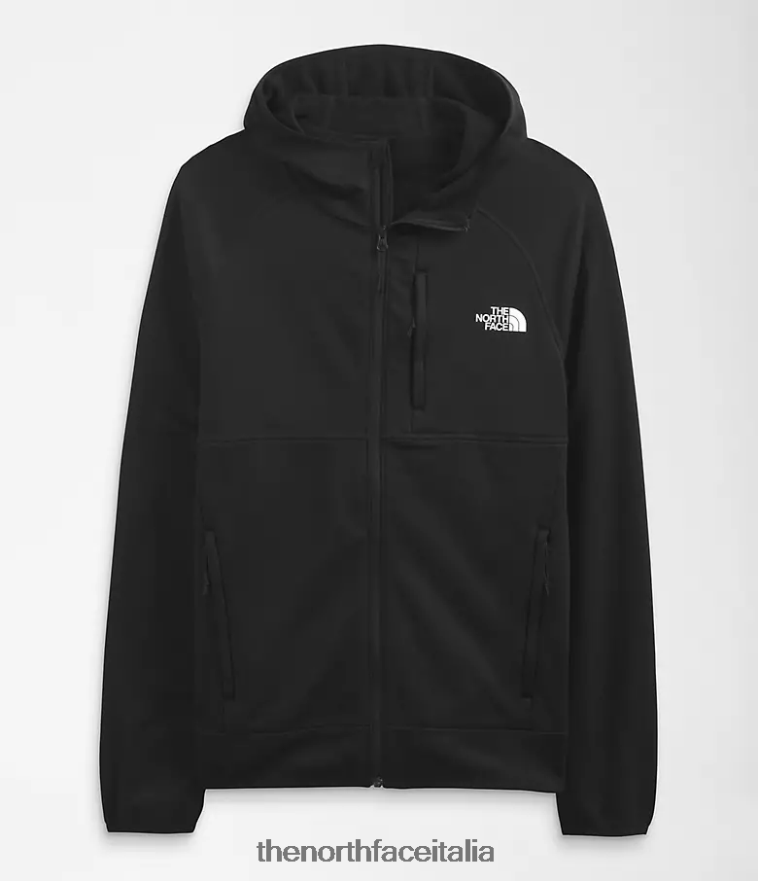 The North Face vestiario 460N8D924 grazie nero uomini Felpa con cappuccio Canyonlands