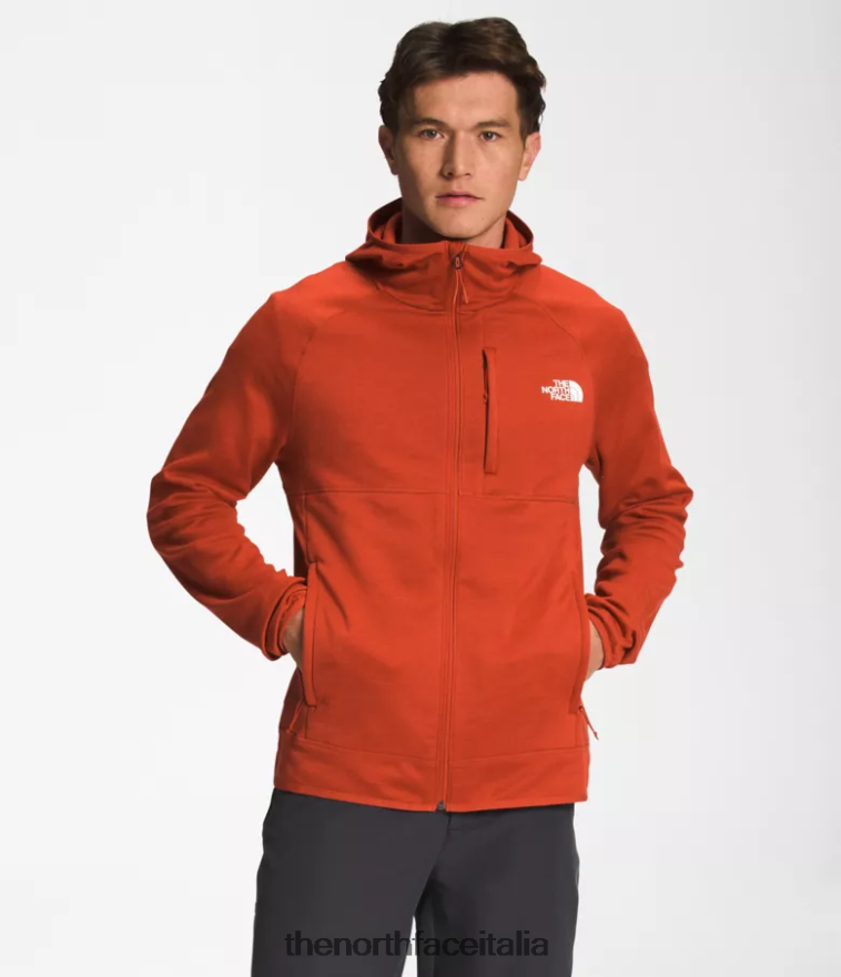 The North Face vestiario 460N8D925 erica bronzo arrugginito uomini Felpa con cappuccio Canyonlands