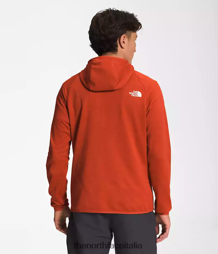 The North Face vestiario 460N8D925 erica bronzo arrugginito uomini Felpa con cappuccio Canyonlands