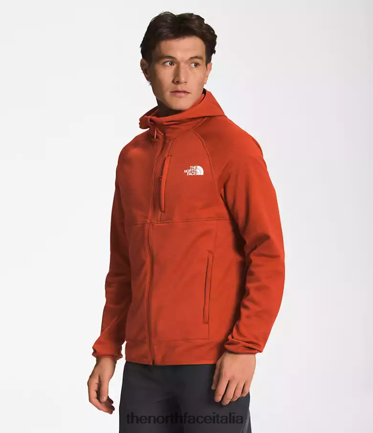 The North Face vestiario 460N8D925 erica bronzo arrugginito uomini Felpa con cappuccio Canyonlands