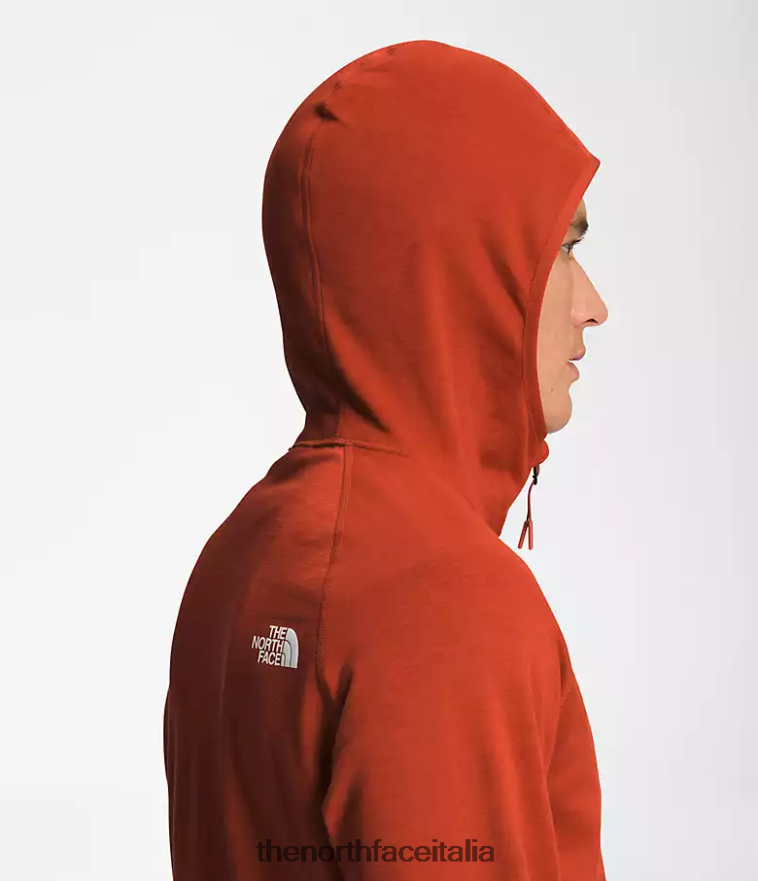 The North Face vestiario 460N8D925 erica bronzo arrugginito uomini Felpa con cappuccio Canyonlands