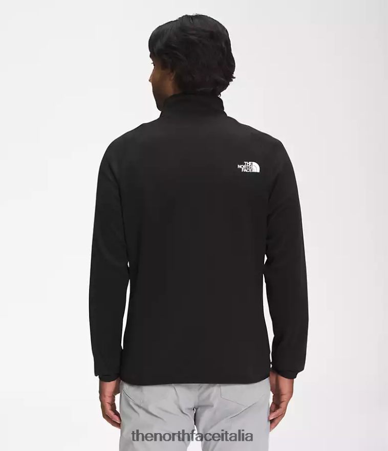 The North Face vestiario 460N8D951 grazie nero uomini canyonlands con cerniera intera