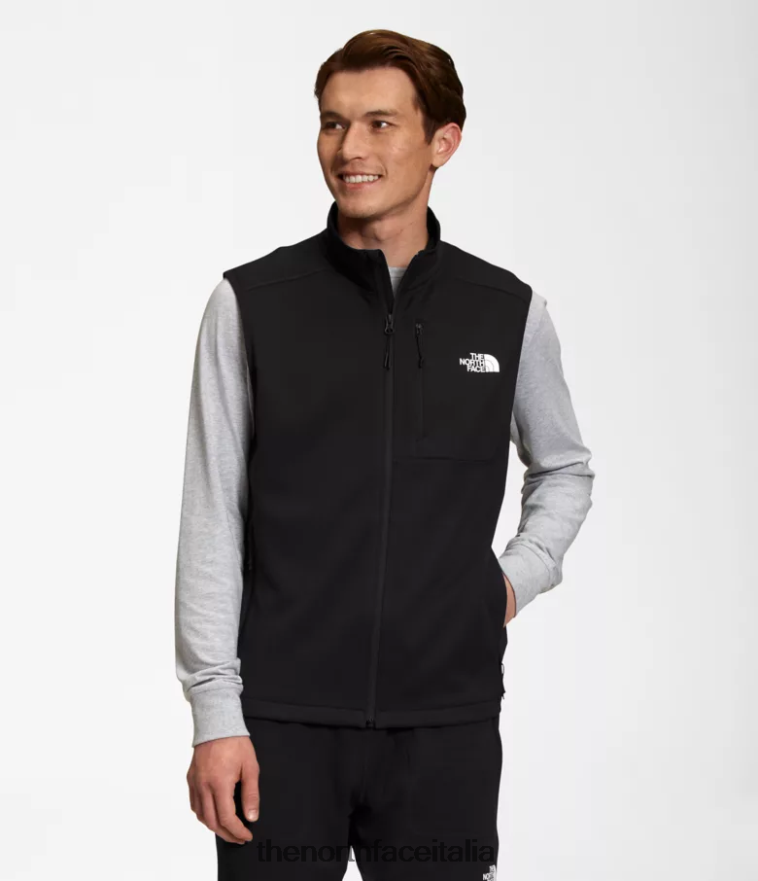 The North Face vestiario 460N8D95 grazie nero uomini Gilet Canyonlands