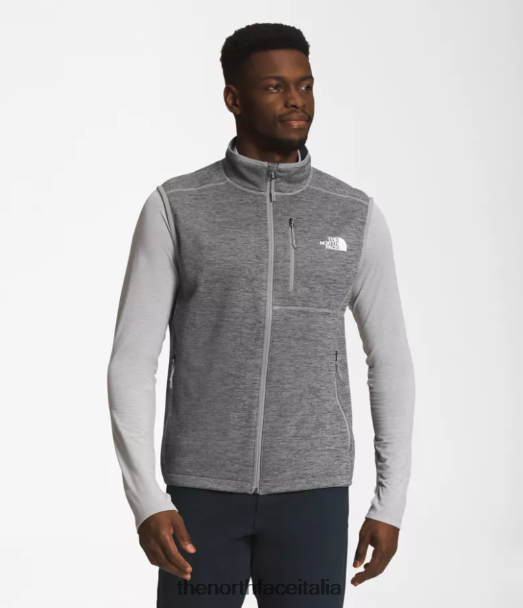 The North Face vestiario 460N8D96 tnf grigio erica medio uomini Gilet Canyonlands