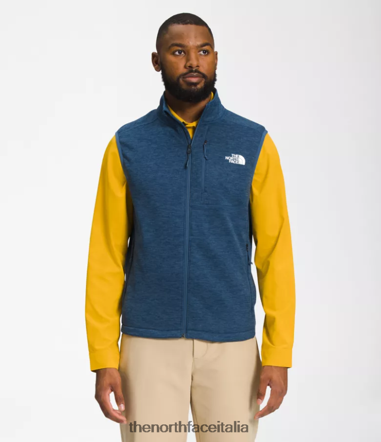 The North Face vestiario 460N8D97 erica blu ombrosa uomini Gilet Canyonlands