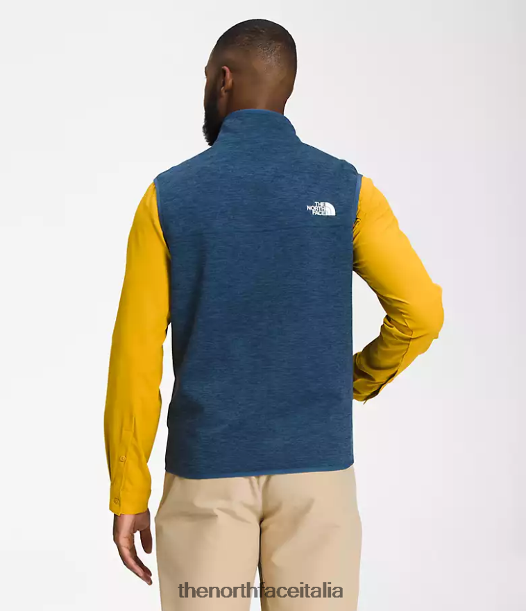 The North Face vestiario 460N8D97 erica blu ombrosa uomini Gilet Canyonlands