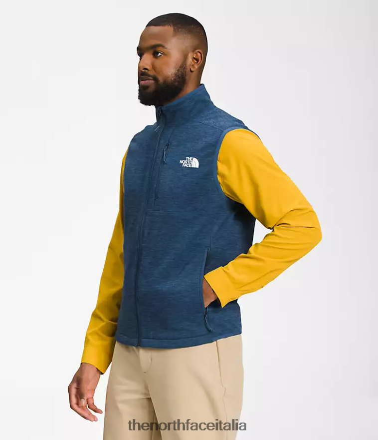 The North Face vestiario 460N8D97 erica blu ombrosa uomini Gilet Canyonlands