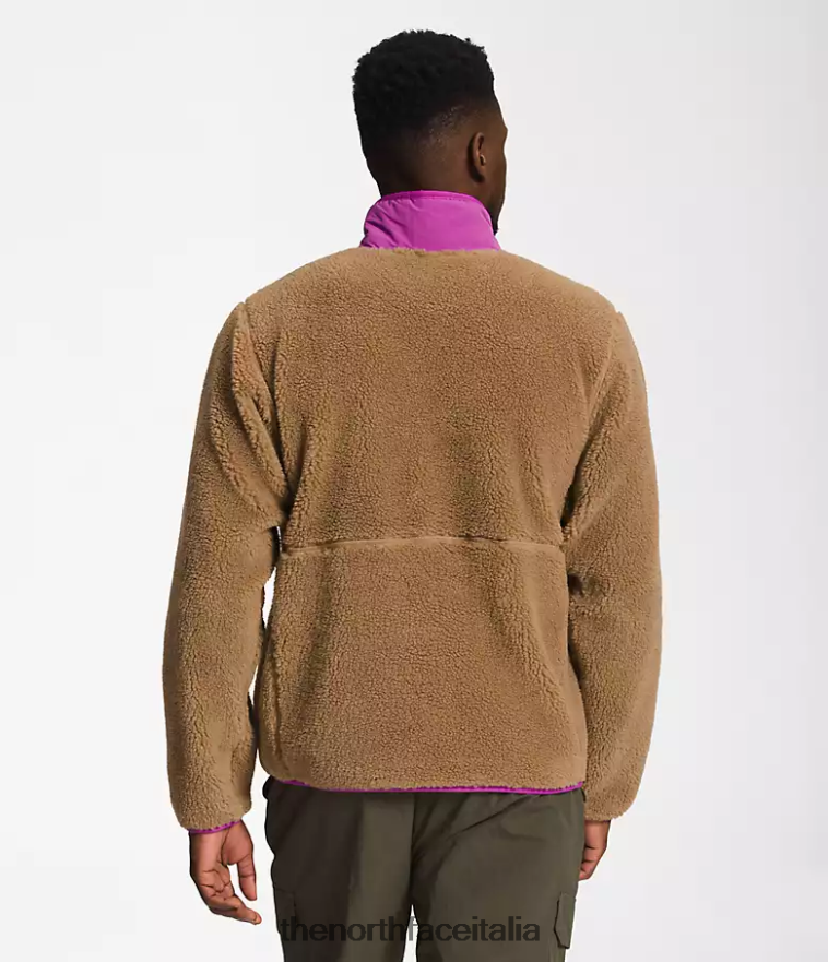 The North Face vestiario 460N8D122 fiore di cactus marrone/viola utile uomini pullover a pelo estremo
