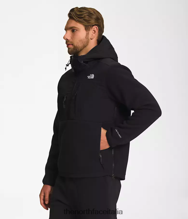 The North Face vestiario 460N8D18 grazie nero uomini giacca a vento Denali