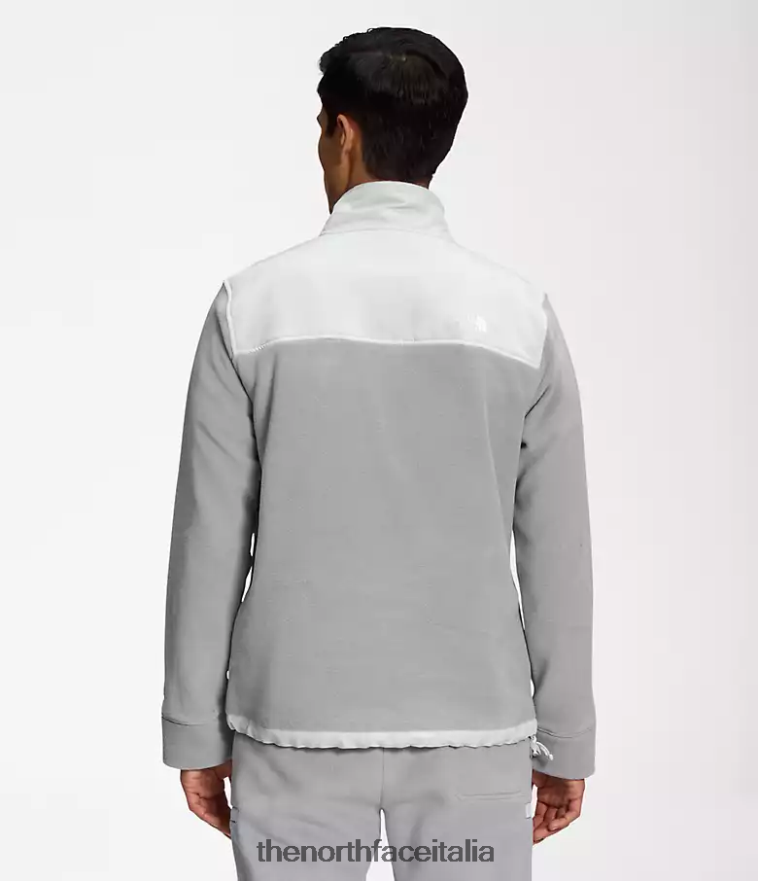 The North Face vestiario 460N8D357 grigio fusione/grigio stagno uomini alpino polartec 200 -zip
