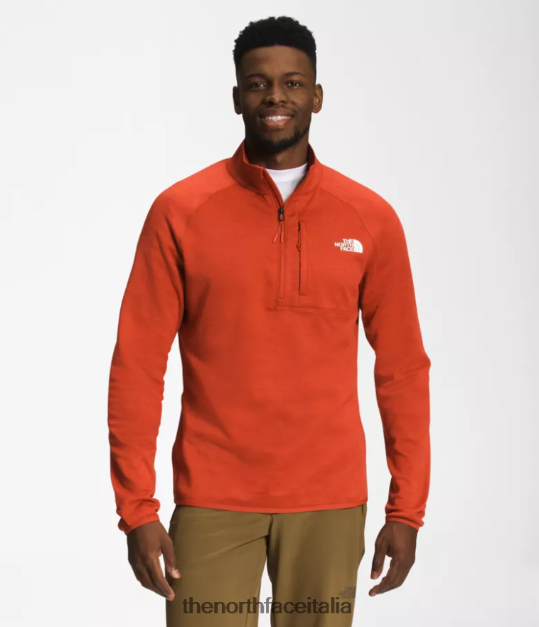 The North Face vestiario 460N8D410 erica bronzo arrugginito uomini canyonlands-zip