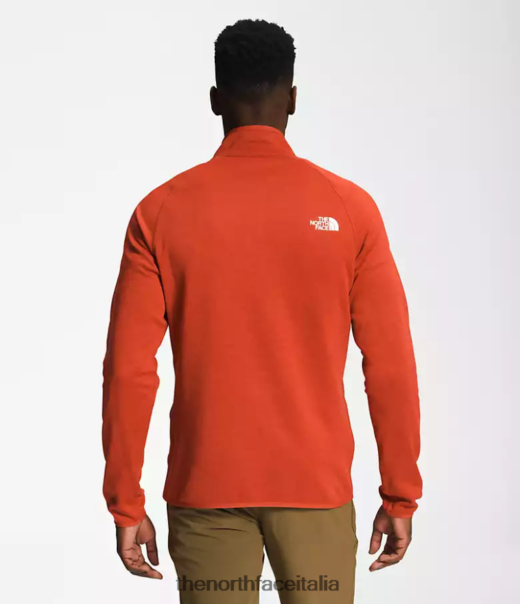 The North Face vestiario 460N8D410 erica bronzo arrugginito uomini canyonlands-zip