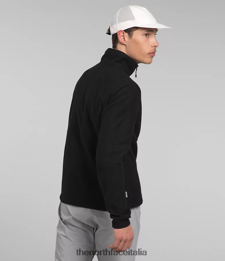 The North Face vestiario 460N8D778 grazie nero uomini alpino polartec 100 -zip